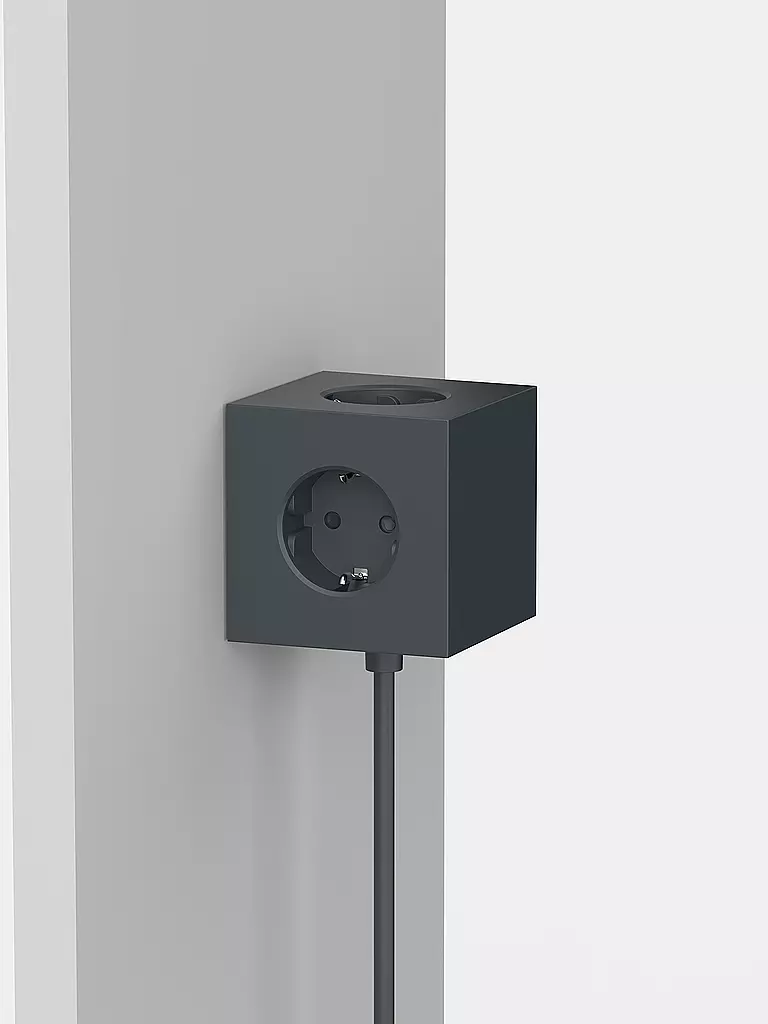 AVOLT | Multipresa Square 1 F 1.8MT Stockholm Black | 