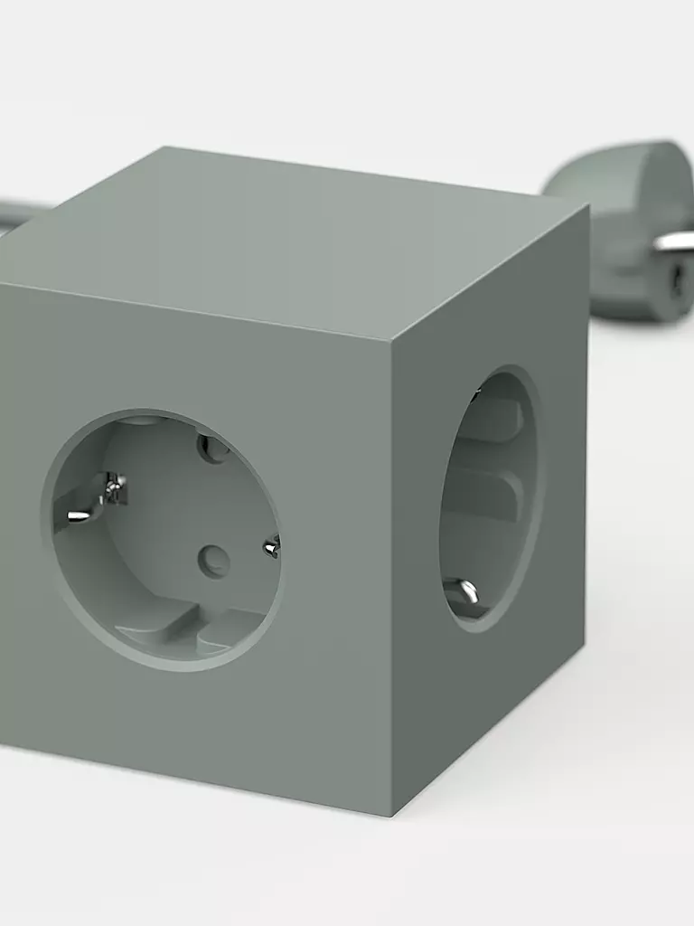 AVOLT | Multipresa Square 1 F 1.8MT Verde Quercia | Verde