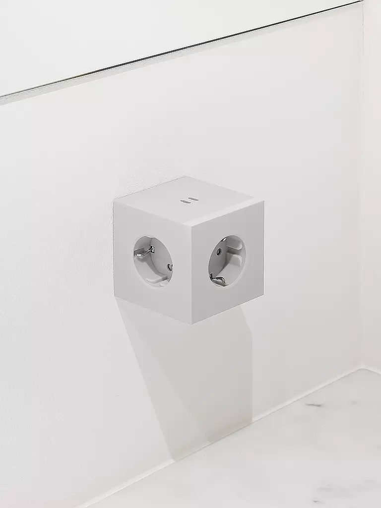 AVOLT | Multipresa Square 2 F Grigio | Grigio chiaro