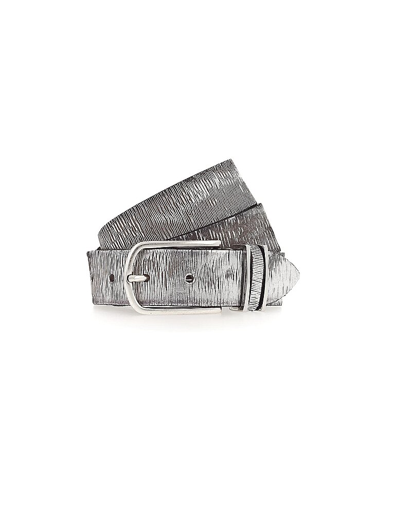 Cintura in pelle CUNO grigio 75