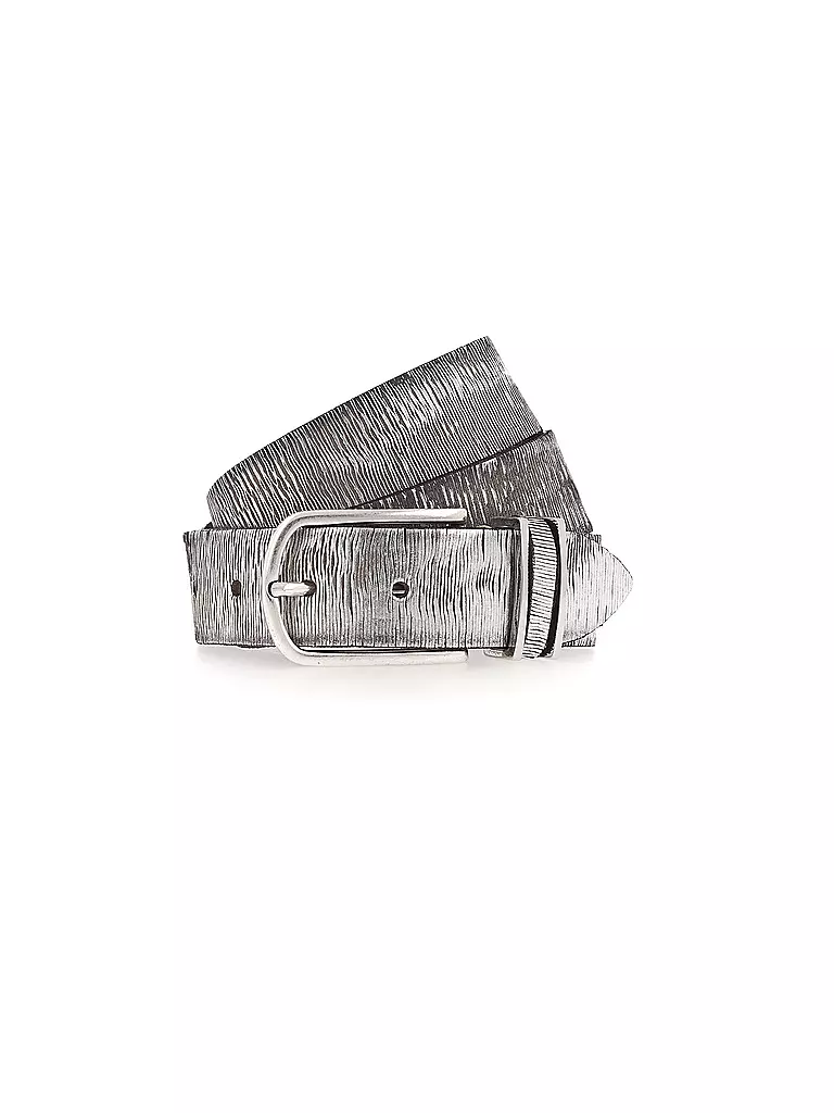 B.BELT | Cintura in pelle CUNO | Grigio