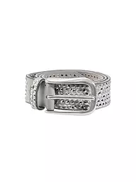 B.BELT | Cintura in pelle | Grigio chiaro