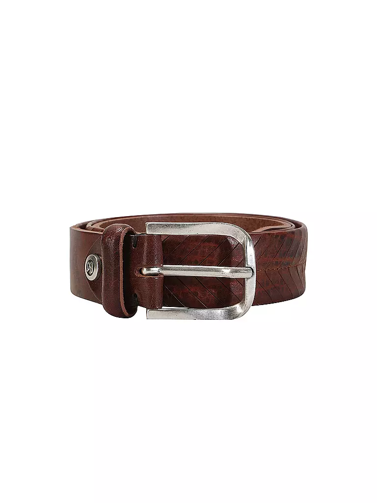 B.BELT | Cintura in pelle | Marrone