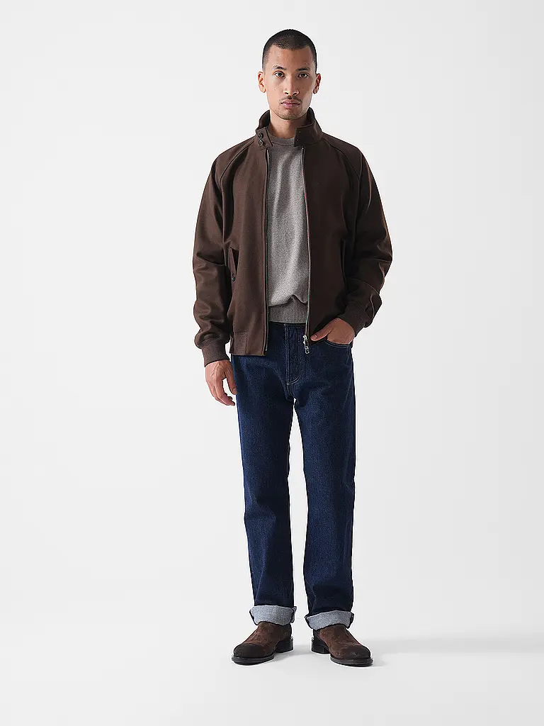 BARACUTA | Blouson G9 MELTON | Marrone