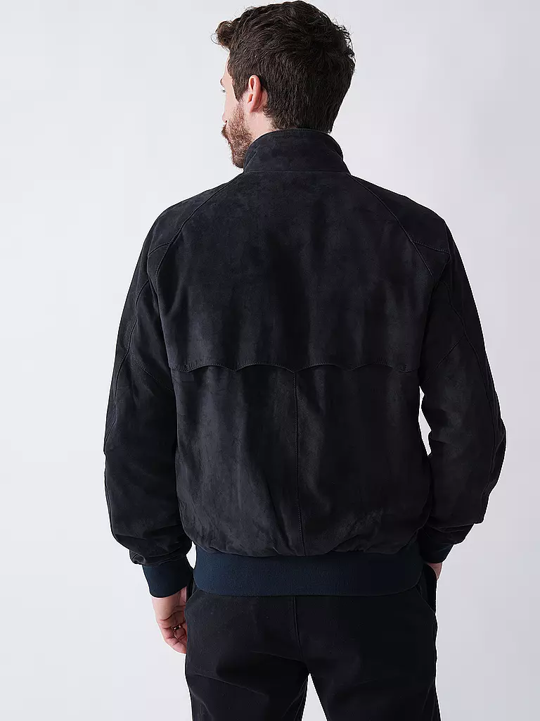 BARACUTA | Lederjacke G9 SUEDE | Blu
