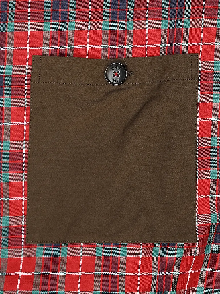 BARACUTA | Nome prodotto: Blouson G9 CLOTH
Marca: BARACUTA
Colore: marrone
Categorie: Moda, Uomo

Lunghezza manica: Manica lunga
Materiale: Poliestere / Poliammide, Cotone
Tipo di colletto: Collo alla coreana
Motivo: Tinta unita | 