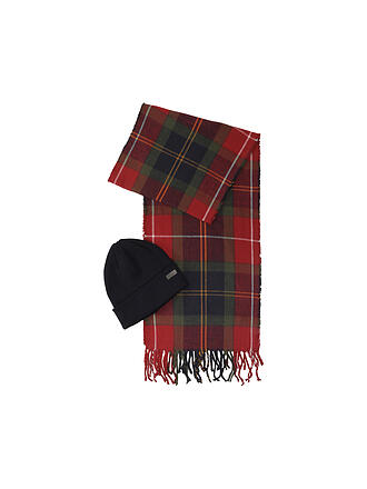 BARBOUR | Set regalo 2 pezzi sciarpa e cappello SWINTON CHRISTMAS