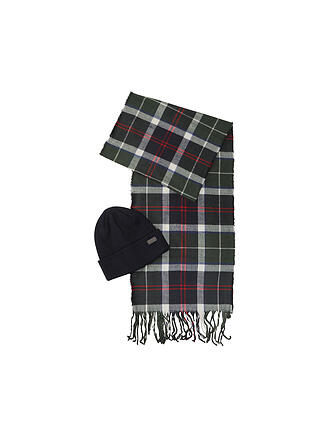 BARBOUR | Set regalo 2 pezzi sciarpa e cappello SWINTON CHRISTMAS