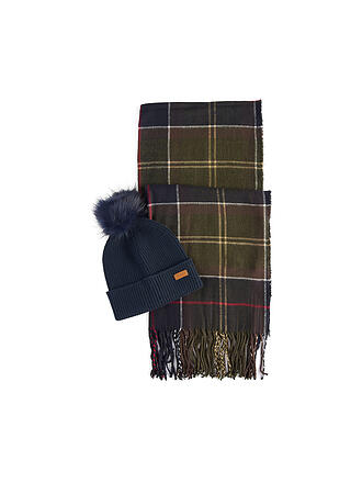 BARBOUR | Set regalo berretto e sciarpa DOVER