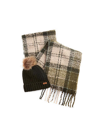 BARBOUR | Set regalo berretto e sciarpa SALTBURN