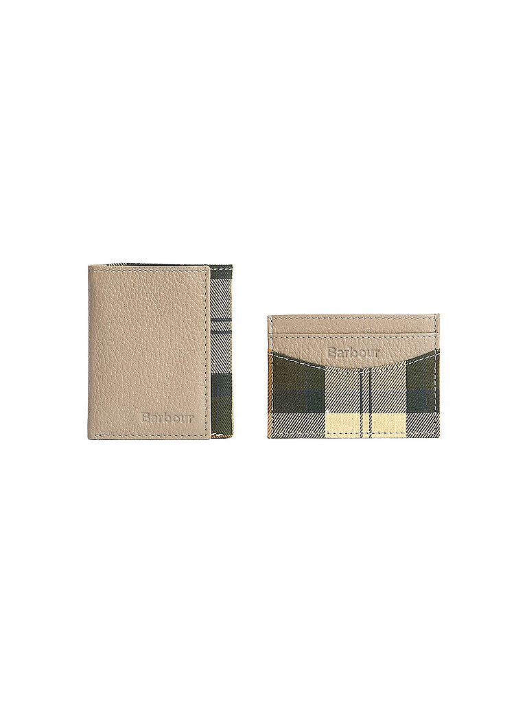 Set - Portafoglio e Porta Carte beige
