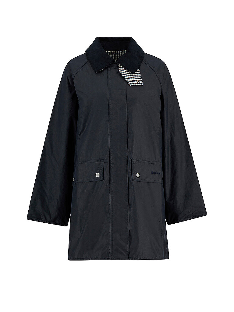 Barbour Parka WREN WAX blu 44