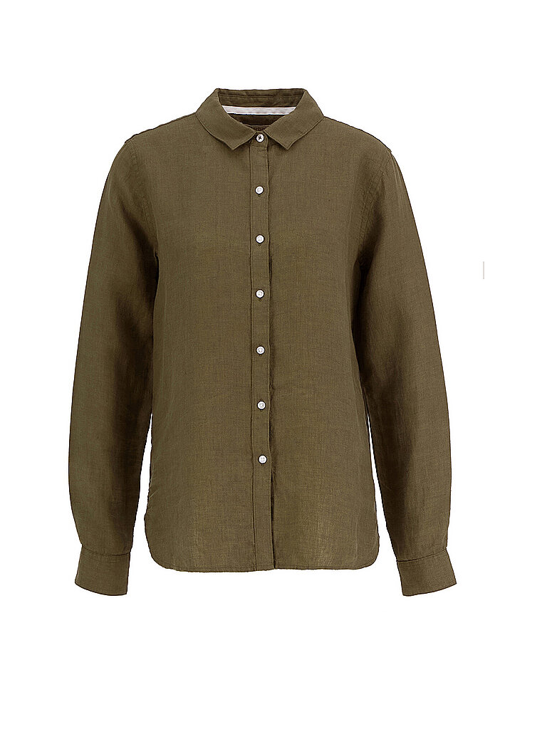 Camicia di lino MARINE oliva 40