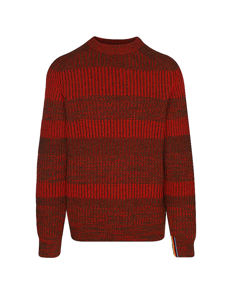 Paul Smith loves Pullover Saddle girocollo rosso XL