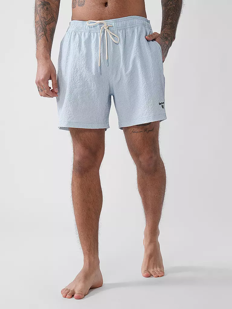 BARBOUR | Badeshorts  | Blu chiaro