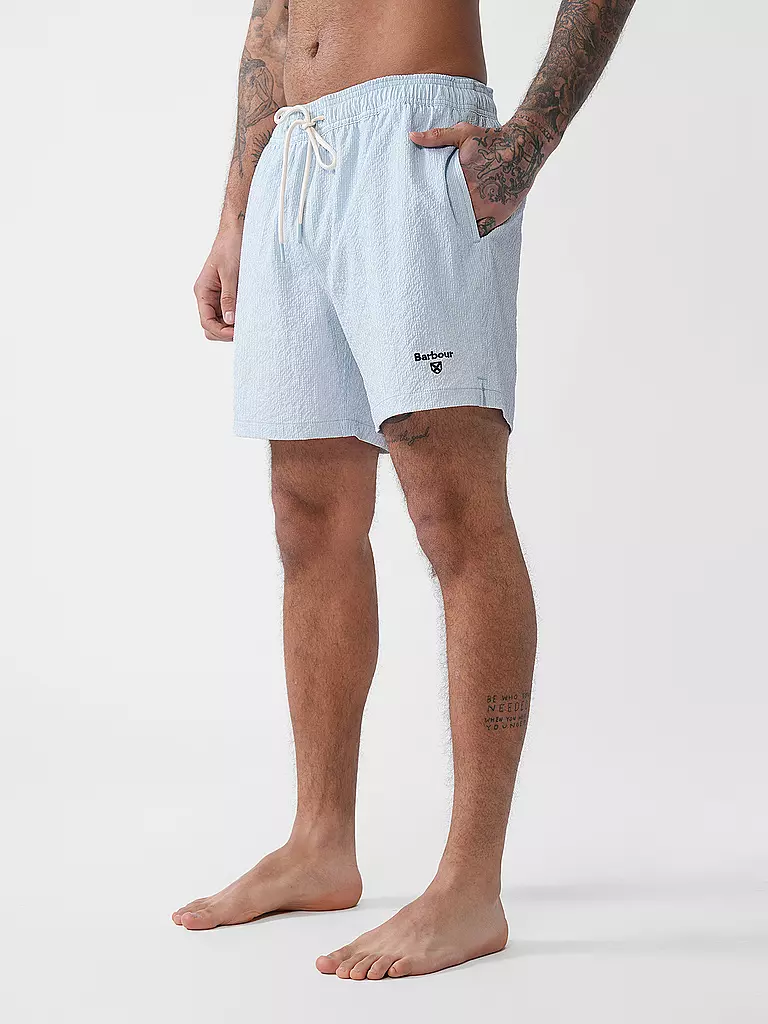 BARBOUR | Badeshorts  | Blu chiaro