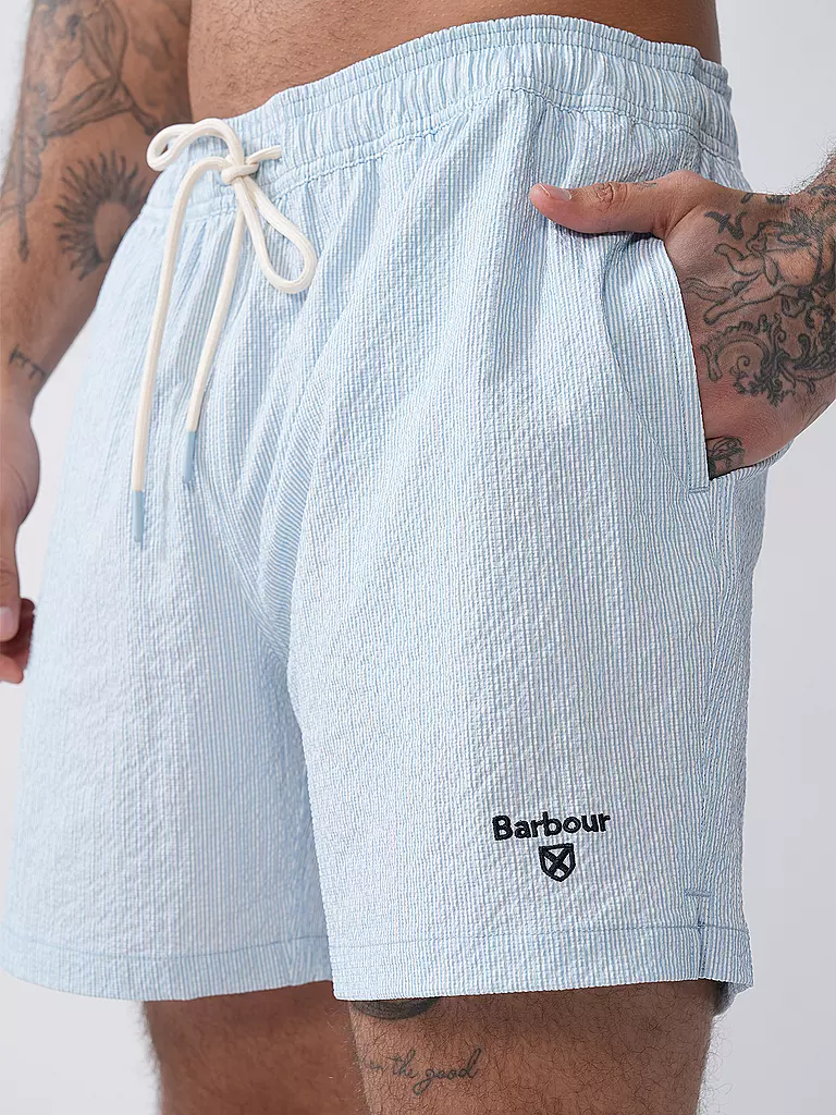 BARBOUR | Badeshorts  | Blu chiaro