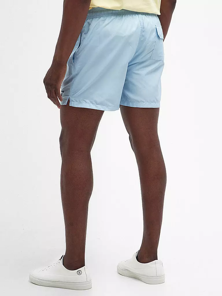 BARBOUR | Badeshorts STAPLE | Blu chiaro