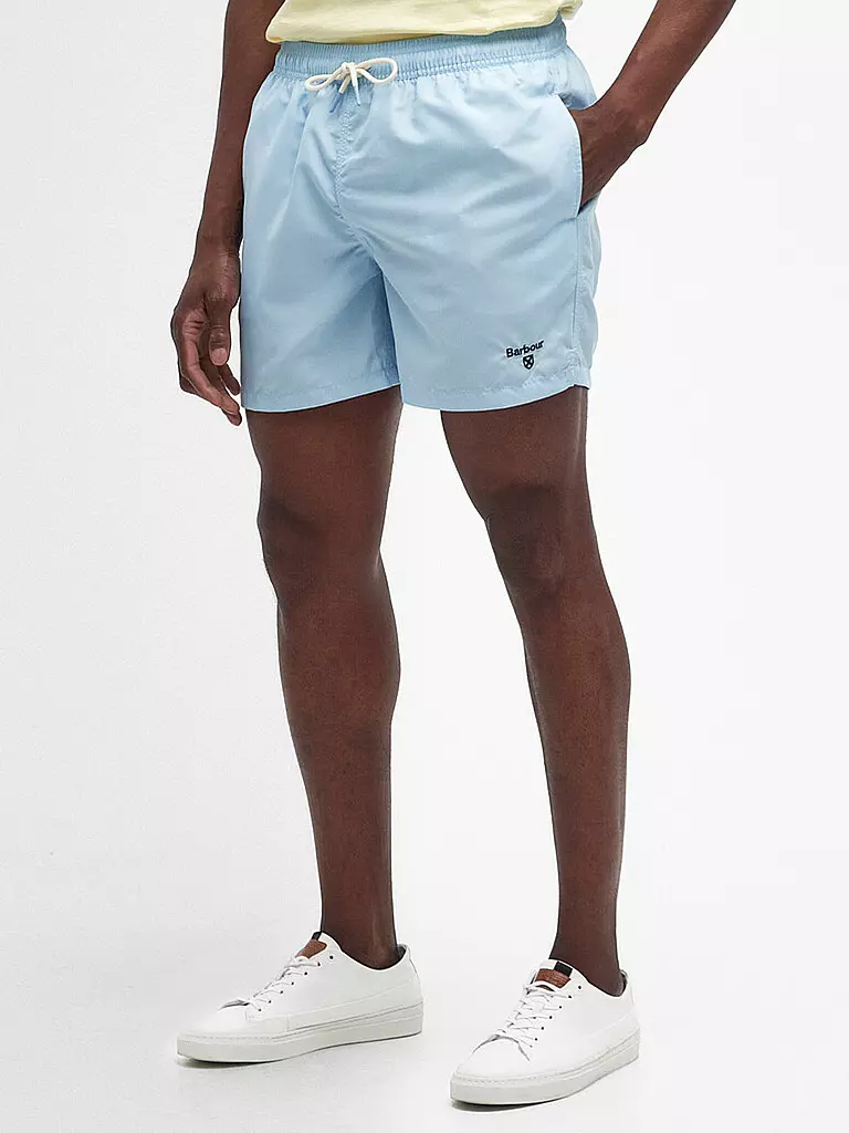 BARBOUR | Badeshorts STAPLE | Blu chiaro