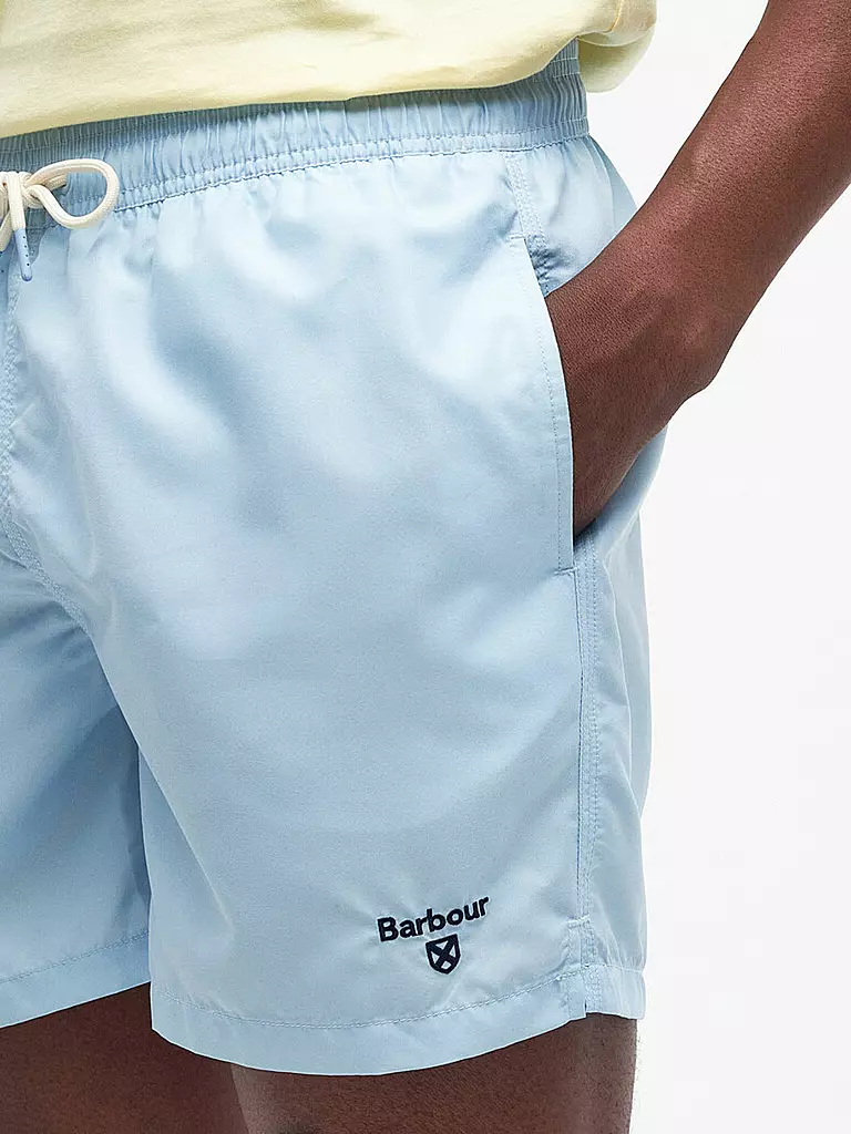 BARBOUR | Badeshorts STAPLE | Blu chiaro