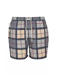 BARBOUR | Badeshorts TARTAN STAPLE | Grigio