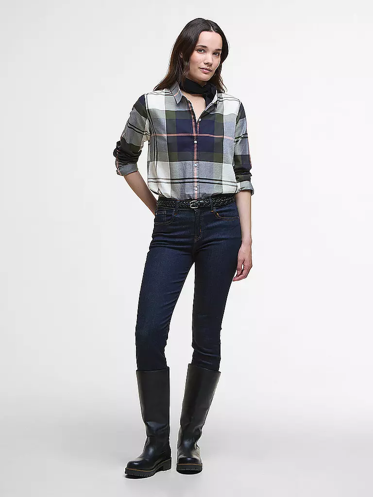 BARBOUR | Blusa MOORLAND | Blu scuro