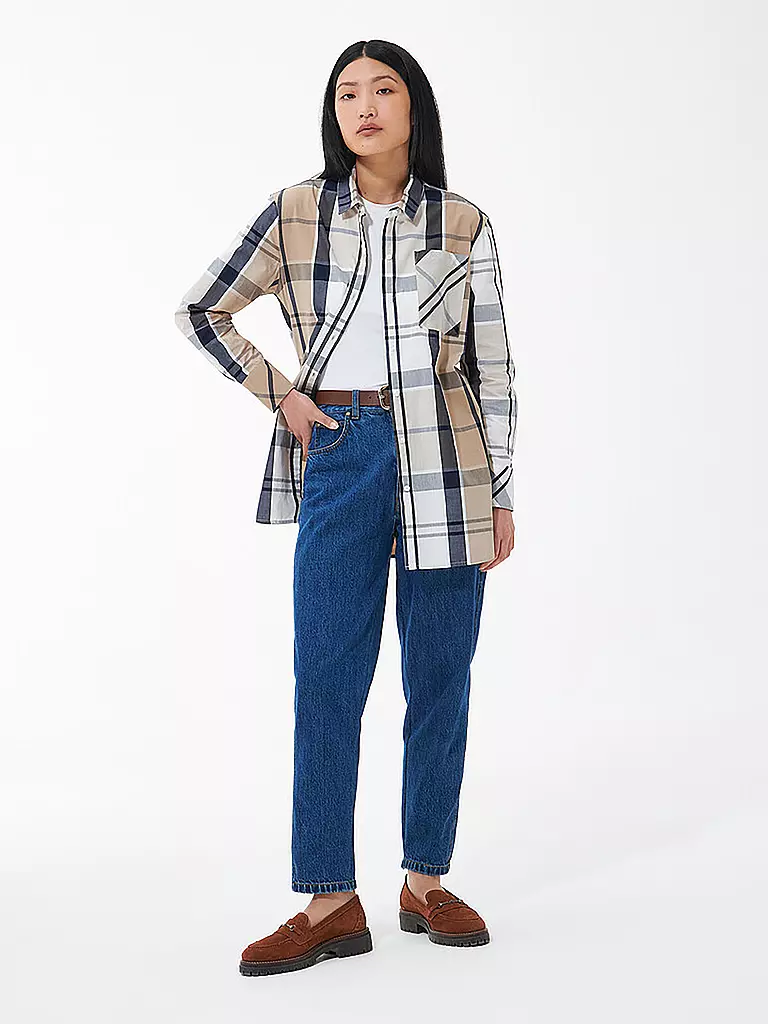 BARBOUR | Blusa PERTSHIRE | Beige