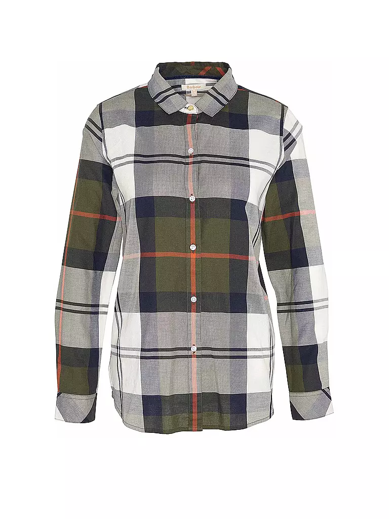 BARBOUR | Bluse MOORLAND | Oliva