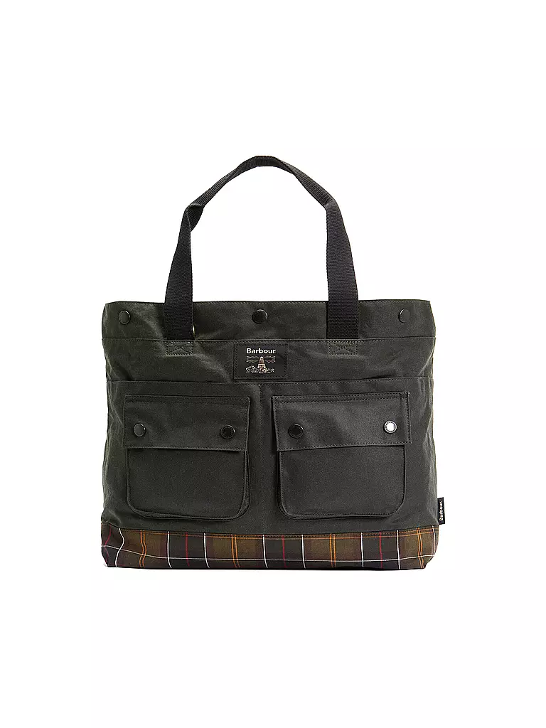 BARBOUR | Borsa - Tote Bag FIELD WAX | Oliva