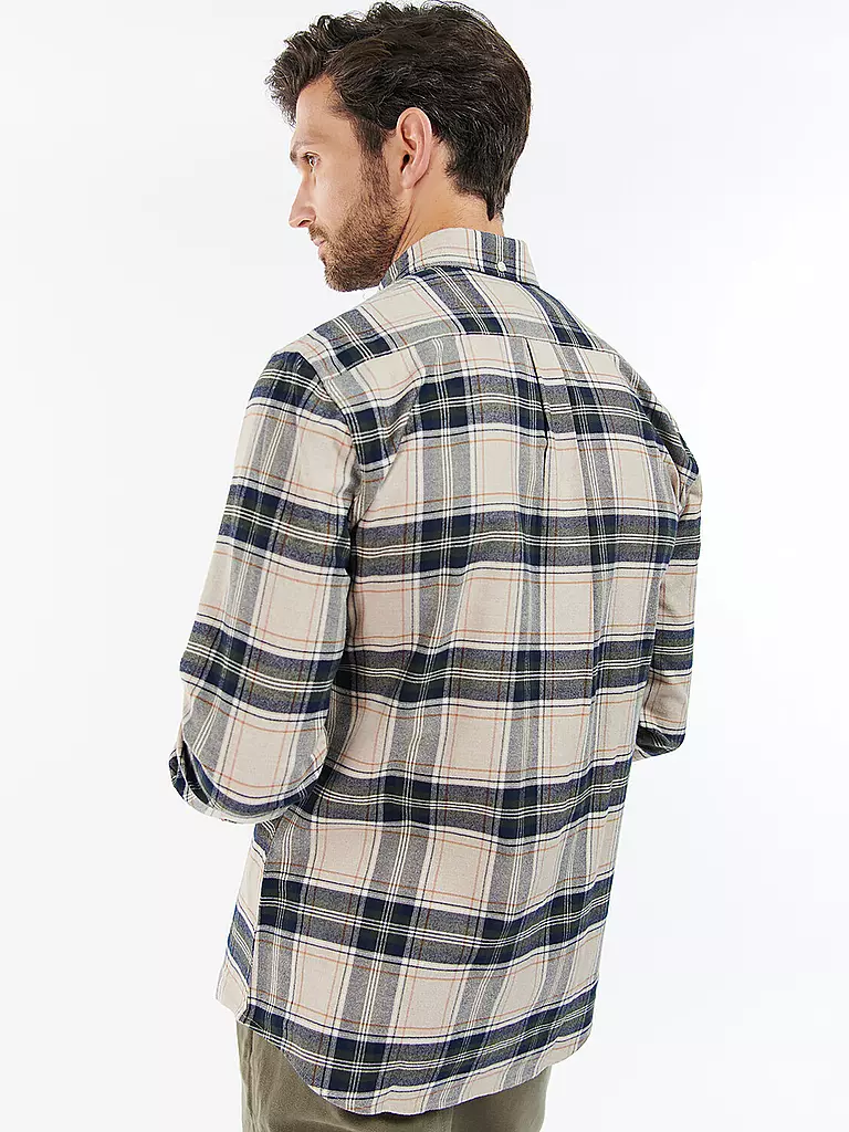 BARBOUR | Camicia di flanella slim fit | Beige
