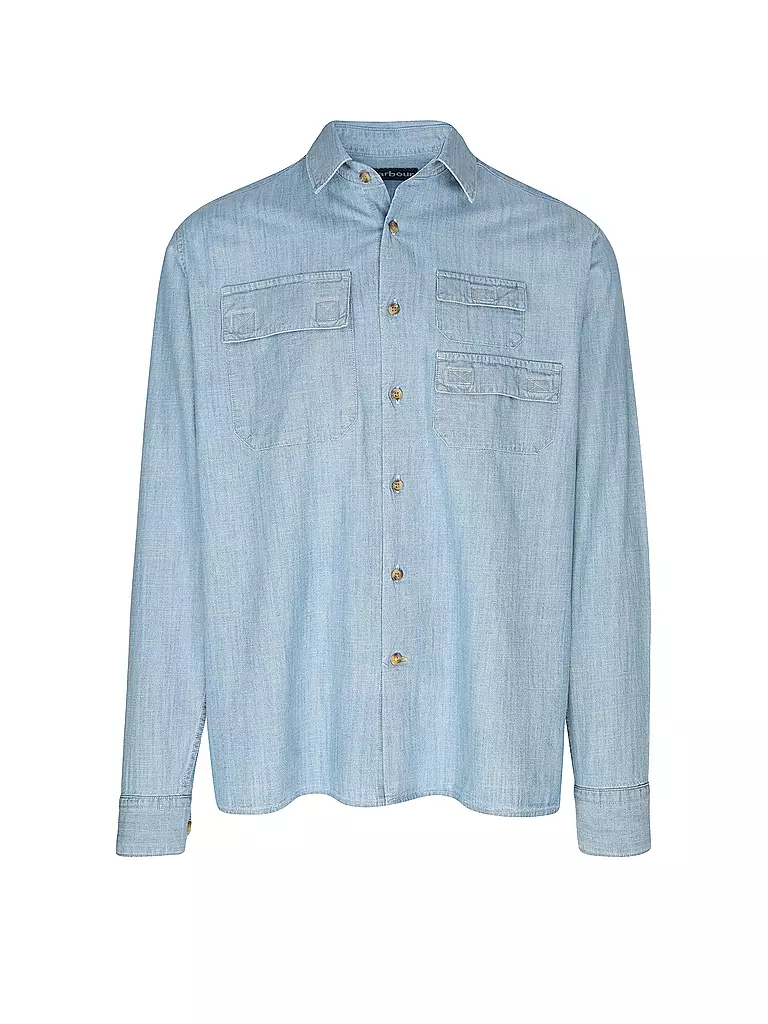 BARBOUR | Camicia di jeans | Blu chiaro