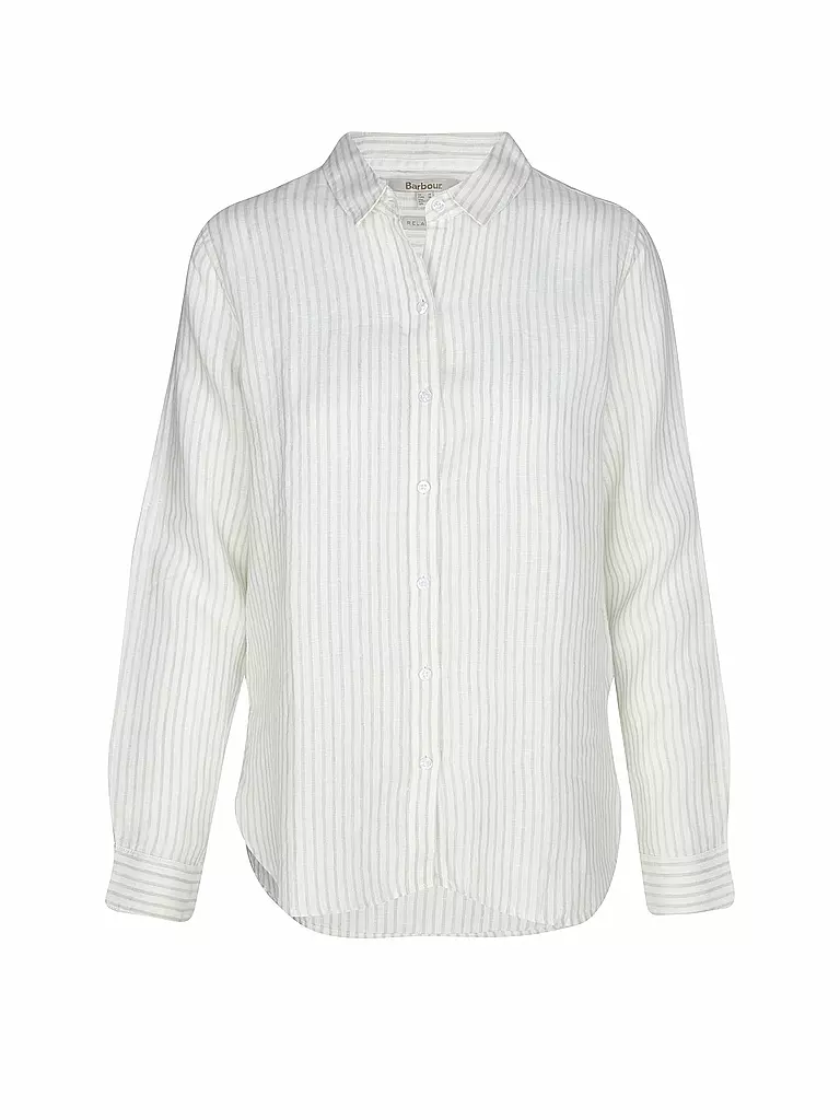 BARBOUR | Camicia di lino MARINE | Crema