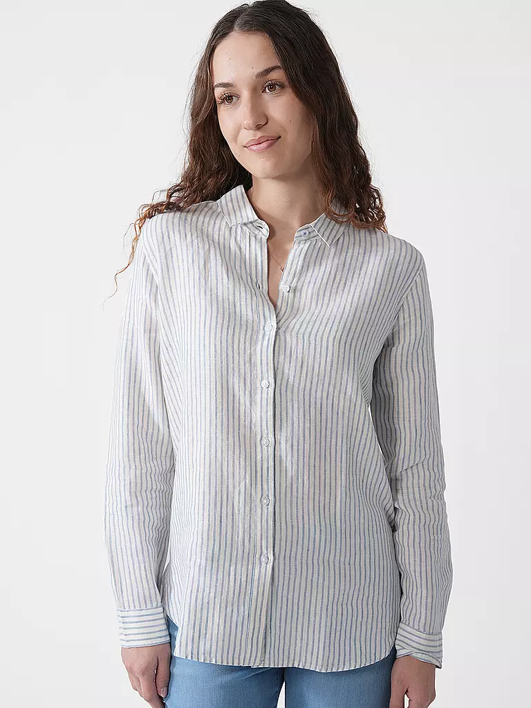 BARBOUR | Camicia di lino MARINE | Blu chiaro