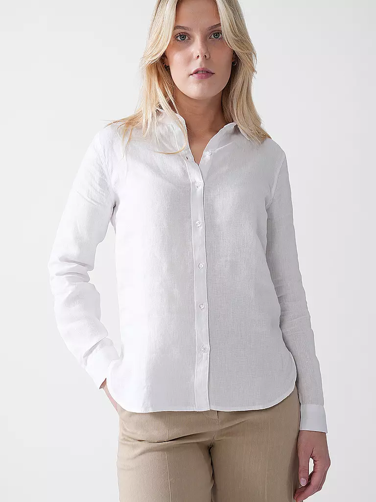 BARBOUR | Camicia di lino MARINE | Bianco