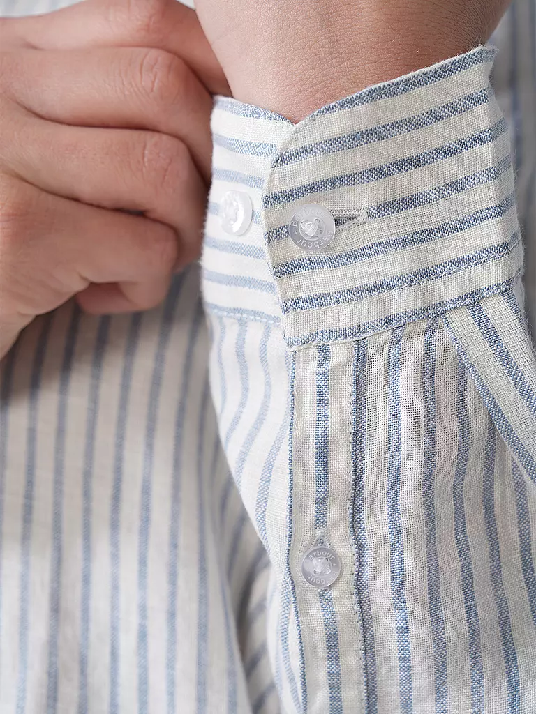 BARBOUR | Camicia di lino MARINE | Blu chiaro