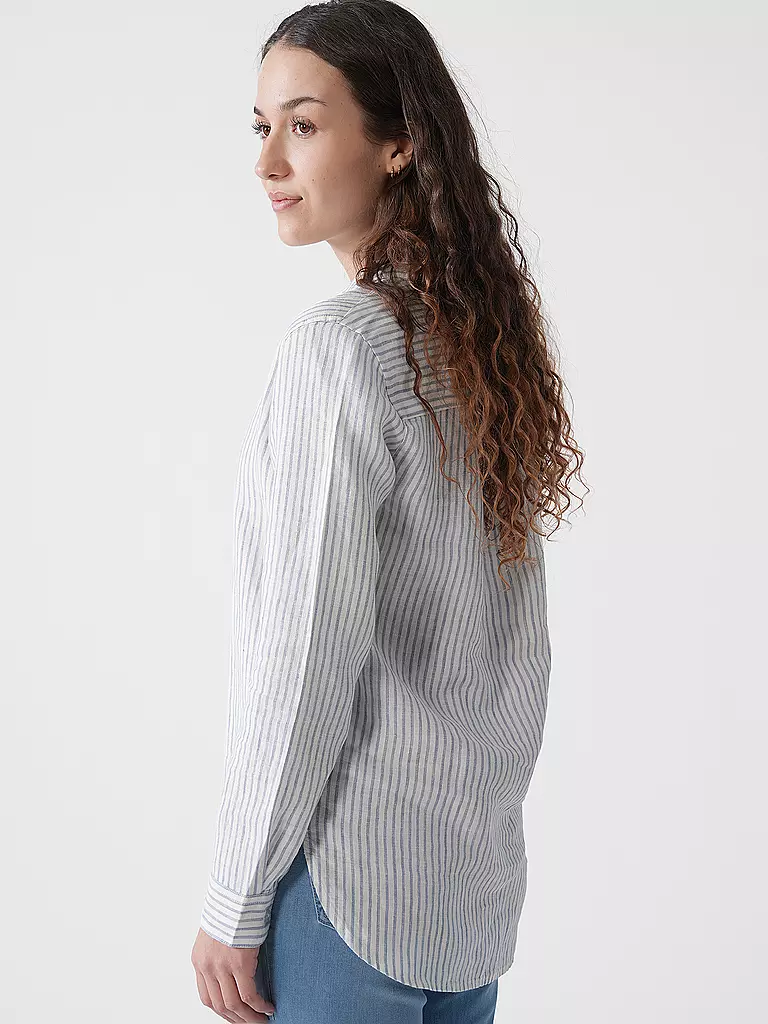 BARBOUR | Camicia di lino MARINE | Blu chiaro