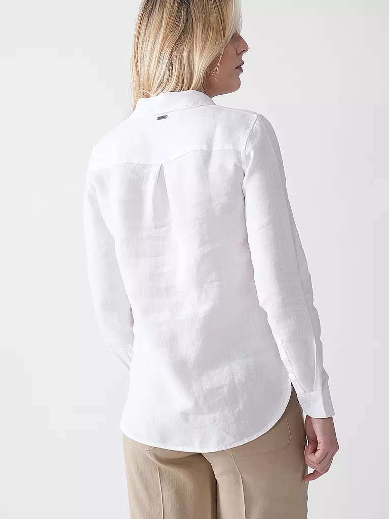 BARBOUR | Camicia di lino MARINE | Bianco