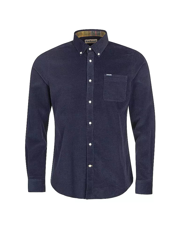 BARBOUR | Camicia in velluto a coste RAMSEY | Blu scuro