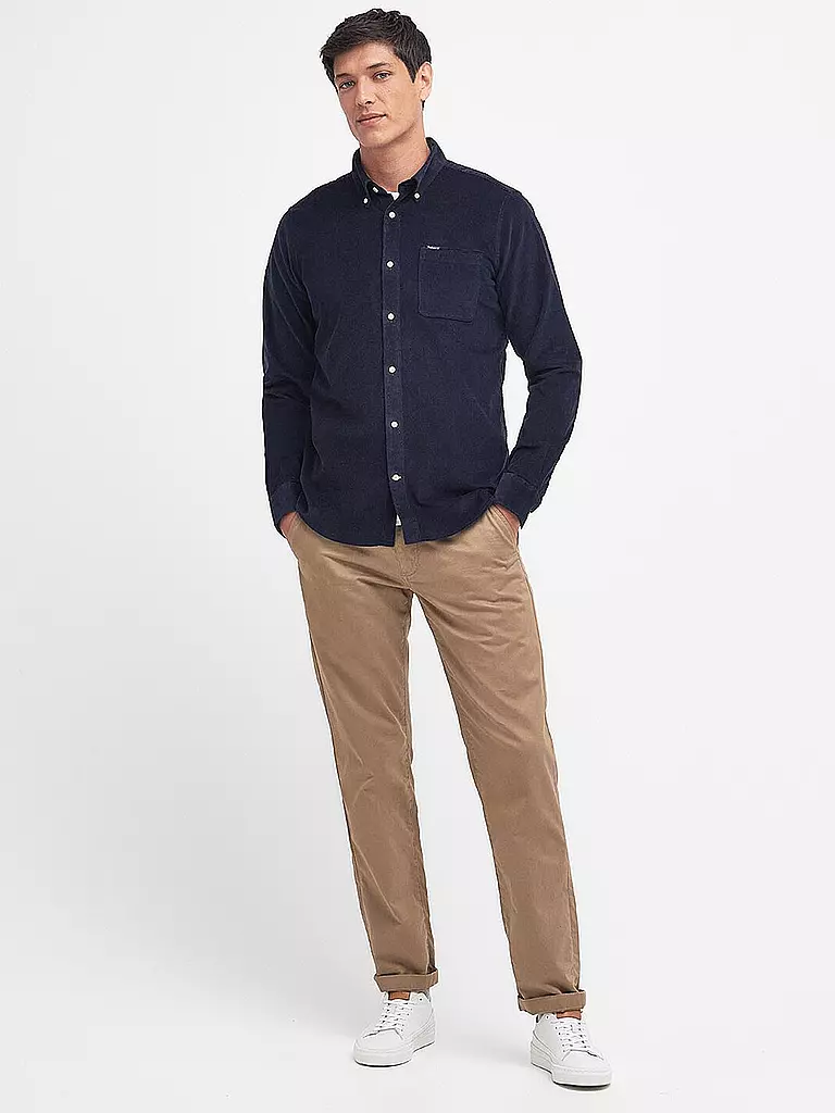 BARBOUR | Camicia in velluto a coste RAMSEY | Blu scuro