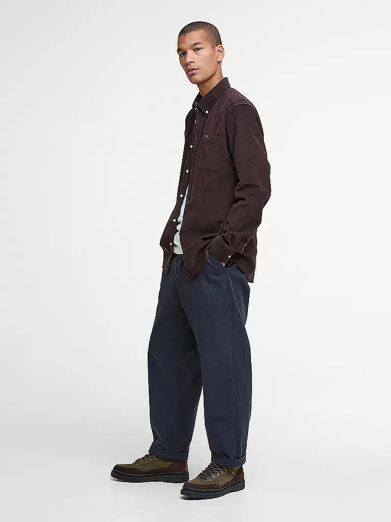 BARBOUR | Camicia in velluto a coste RAMSEY | Marrone