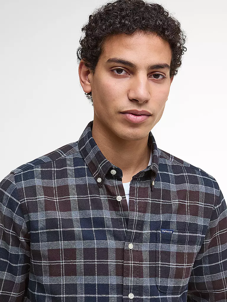 BARBOUR | Camicia slim fit | Marrone