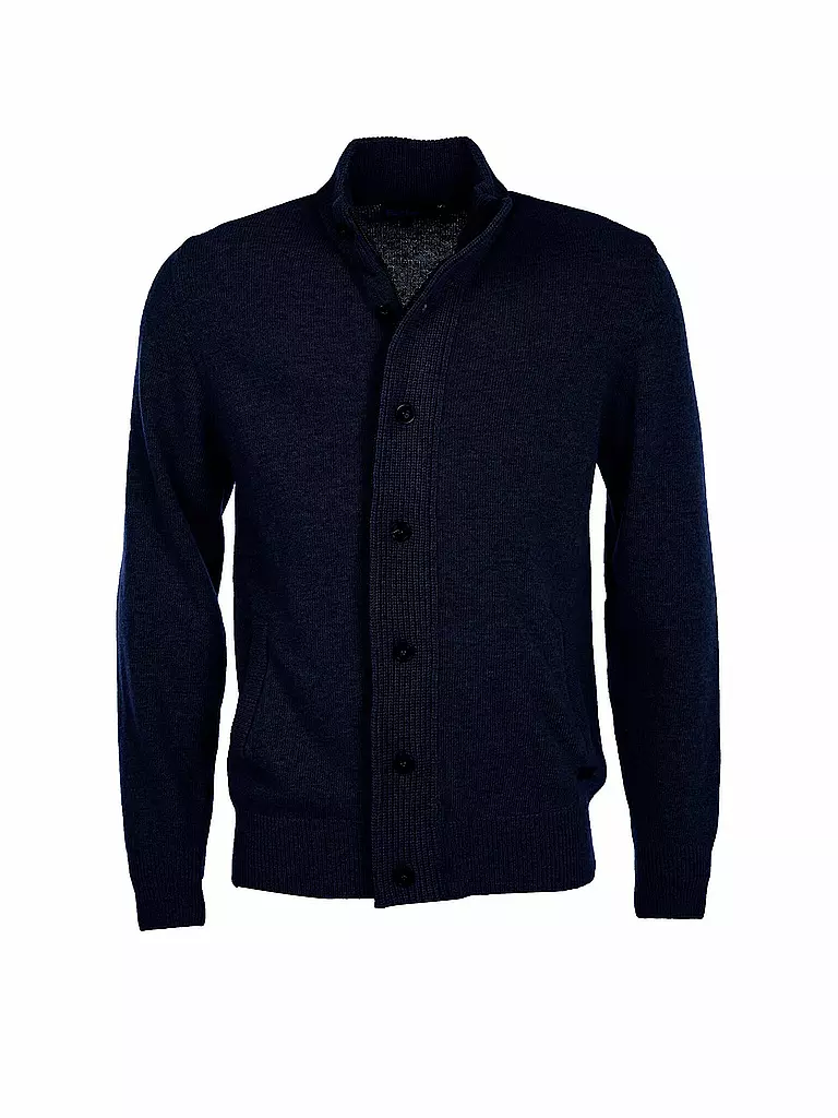 BARBOUR | Cardigan ESSENTIAL | Blu scuro