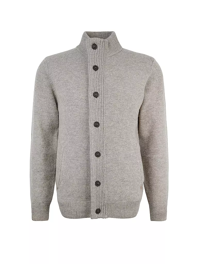 BARBOUR | Cardigan ESSENTIAL | Grigio chiaro