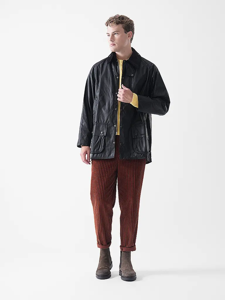 BARBOUR | Fieldjacket BEAUFORT WAX | Nero