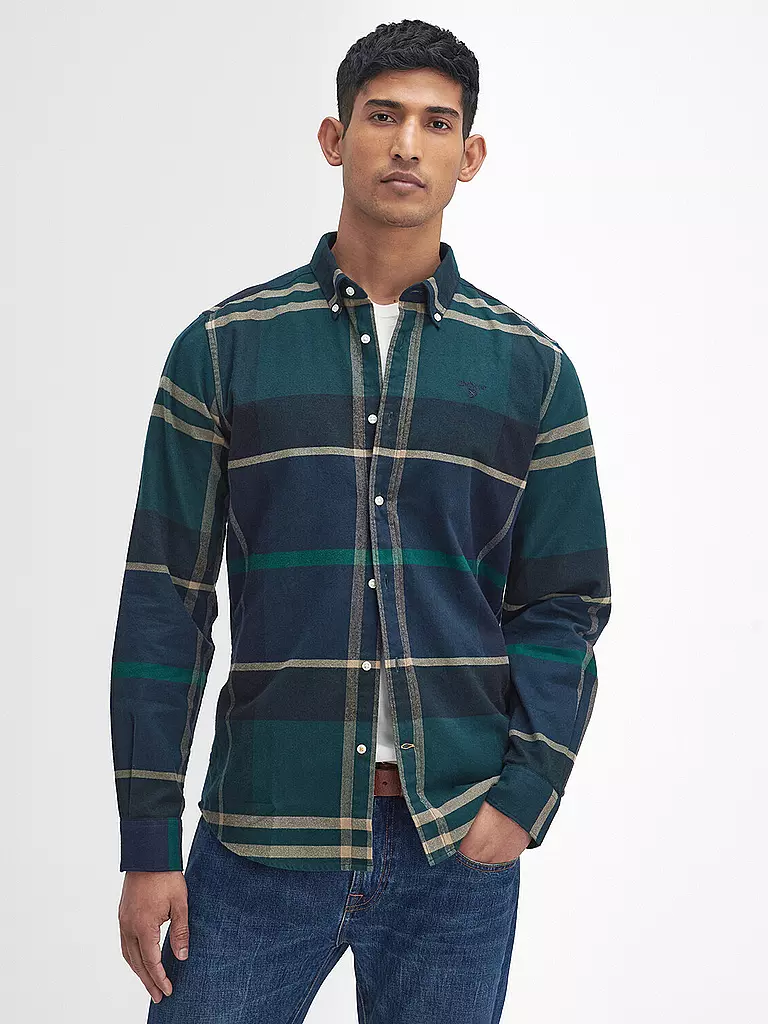 BARBOUR | Flanellhemd  | Blu scuro