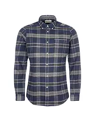 BARBOUR | Flanellhemd Slim Fit BEDSOM | Grigio