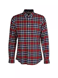 BARBOUR | Flanellhemd Slim Fit BEDSOM | Rosso