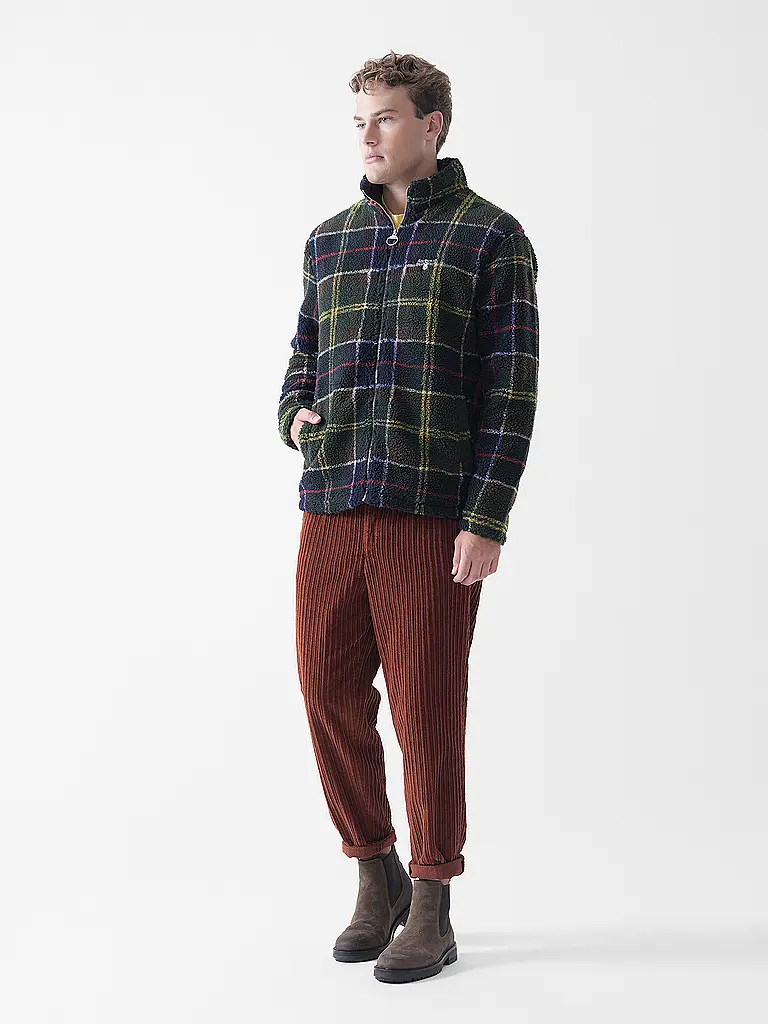 BARBOUR | Giacca in pile | Verde scuro