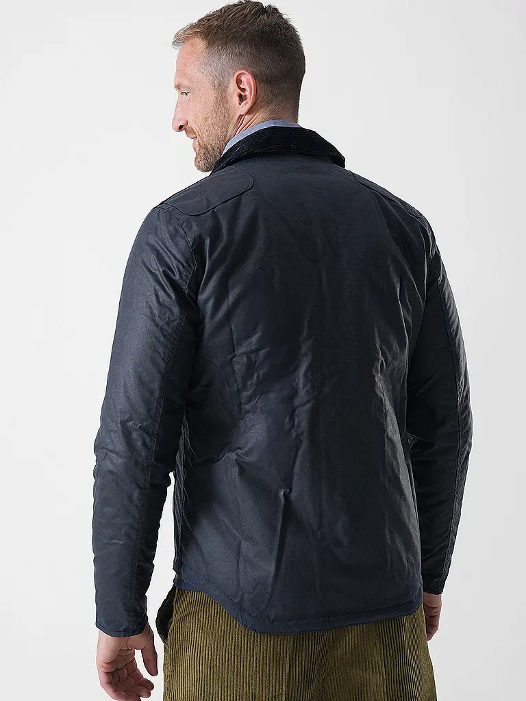 BARBOUR | Giacca REELIN WAX | Blu scuro