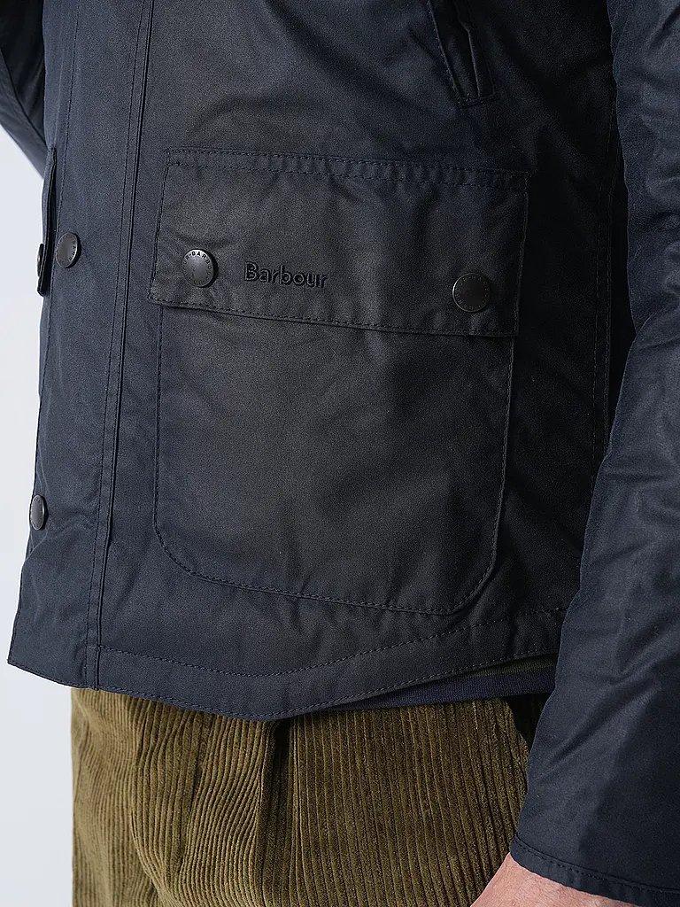 BARBOUR | Giacca REELIN WAX | Blu scuro